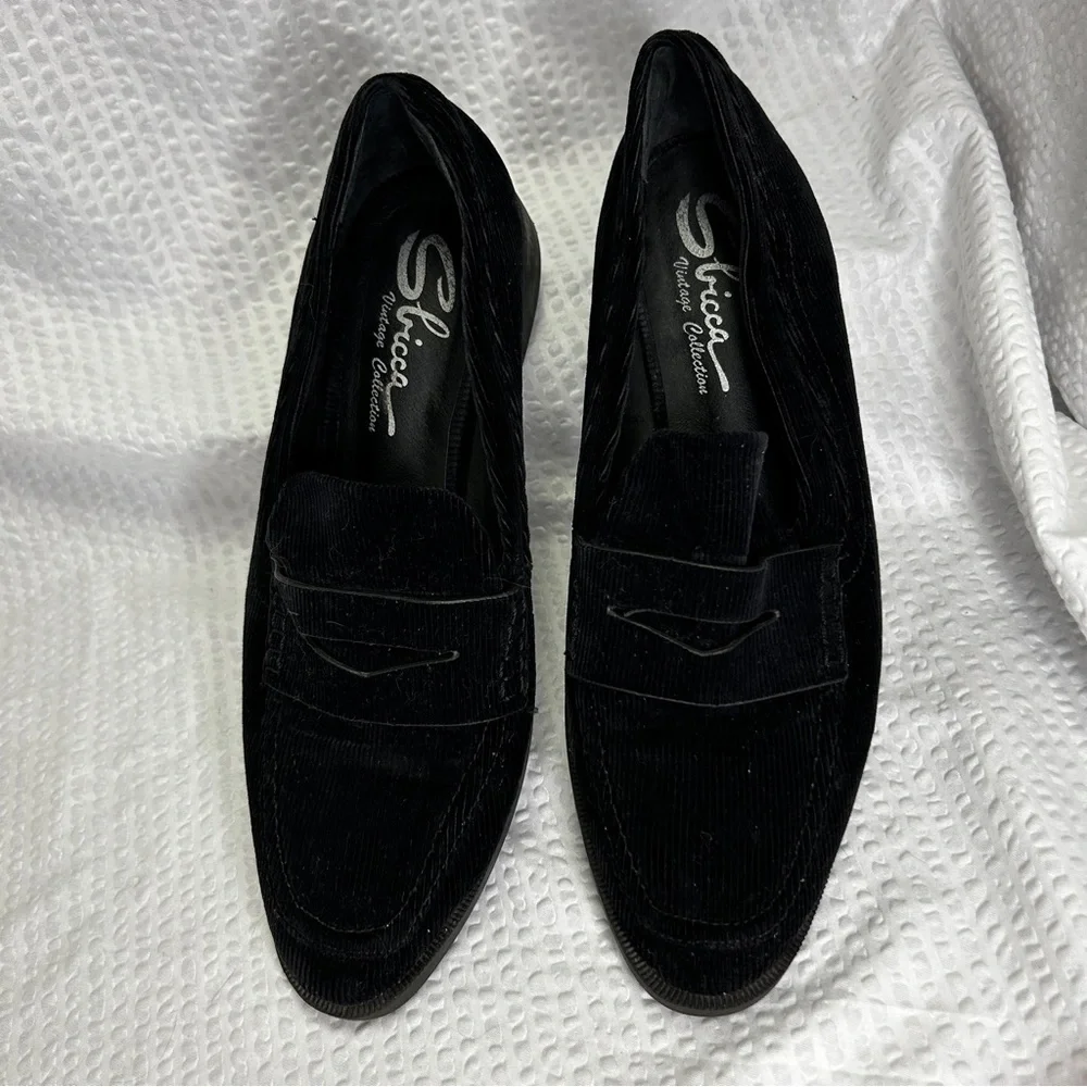 Sbicca 9 Women’s Corduroy Black Loafers EUC - Picture 3 of 8